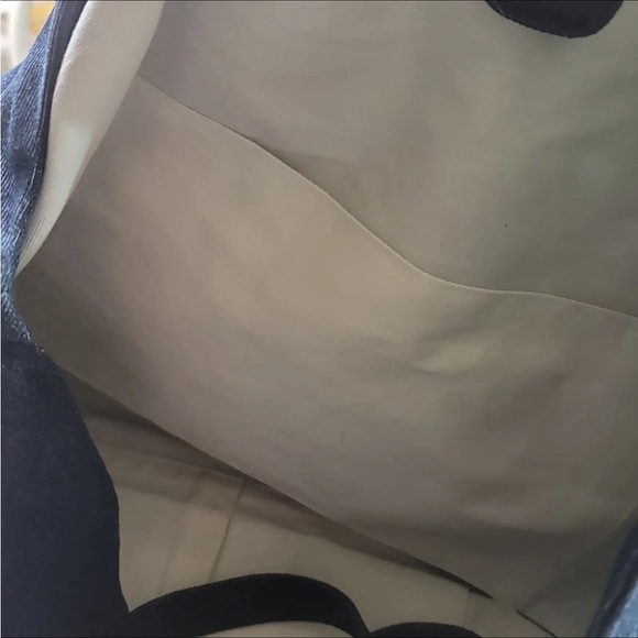 LUCKY 🍀 BRAND DENIM LARGE TOTE BAG 16x16x4” - Picture 8 of 10